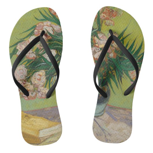Vincent Van Gogh oleander bloemschilderij Teenslippers (Voetbed)