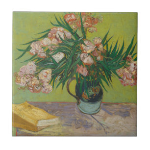 Vincent Van Gogh oleander bloemschilderij Tegeltje
