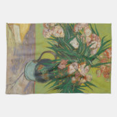 Vincent Van Gogh oleander bloemschilderij Theedoek (Horizontaal)