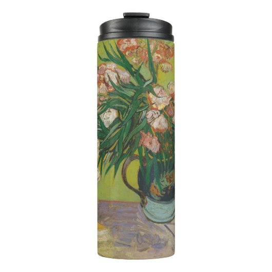 Vincent Van Gogh oleander bloemschilderij Thermosbeker (Voorkant)