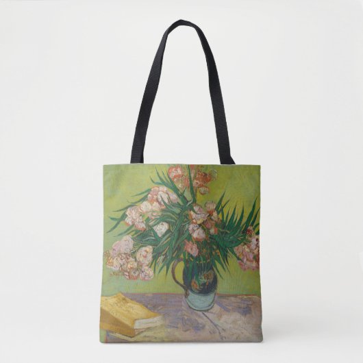 Vincent Van Gogh oleander bloemschilderij Tote Bag (Voorkant)