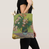 Vincent Van Gogh oleander bloemschilderij Tote Bag (Dichtbij)