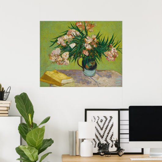 Vincent Van Gogh Oleander Still Life Poster (Thuiskantoor)