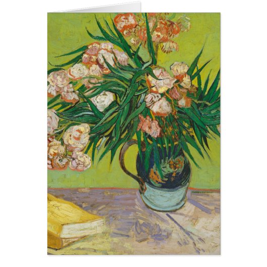 Vincent Van Gogh Oleanders Impressionist Art Card (Voorkant)