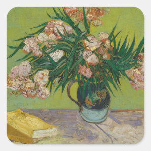 Vincent Van Gogh   Oleanders Vierkante Sticker