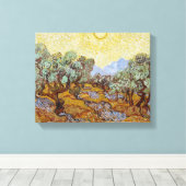 Vincent van Gogh | Olijfbomen, 1889 Canvas Afdruk (Insitu (Houten vloer))