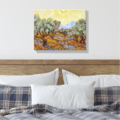 Vincent van Gogh | Olijfbomen, 1889 Canvas Afdruk (Insitu (Slaapkamer))