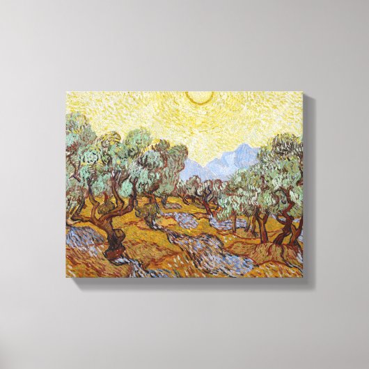 Vincent van Gogh | Olijfbomen, 1889 Canvas Afdruk (Voorkant)