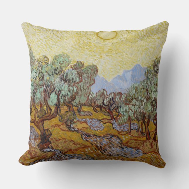Vincent van Gogh | Olijfbomen, 1889 Kussen (Voorkant)