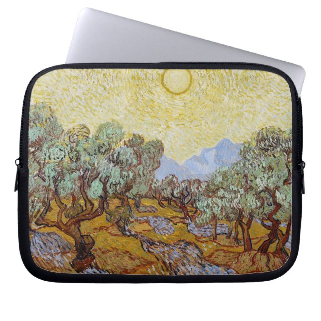 Vincent van Gogh | Olijfbomen, 1889 Laptop Sleeve (Voorkant)