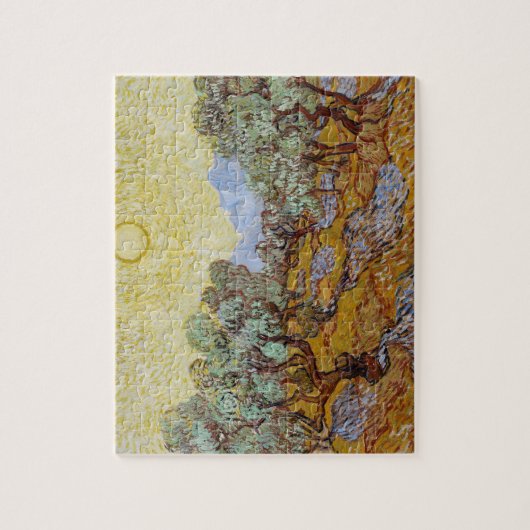 Vincent van Gogh | Olijfbomen, 1889 Legpuzzel (Verticaal)