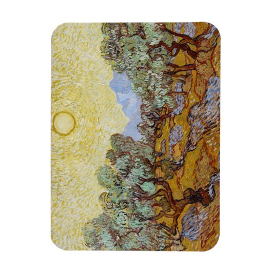 Vincent van Gogh | Olijfbomen, 1889 Magneet (Verticaal)