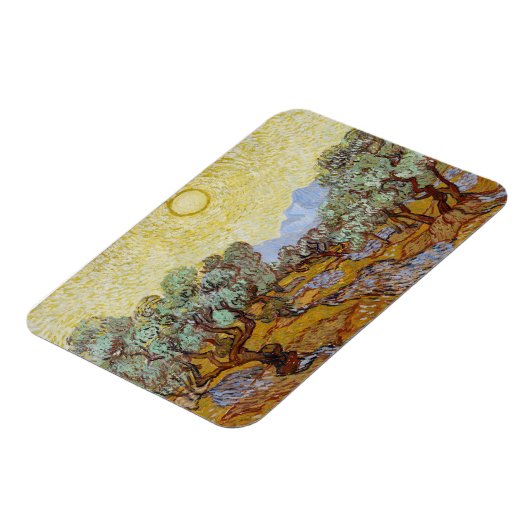 Vincent van Gogh | Olijfbomen, 1889 Magneet (Linkerzijde)