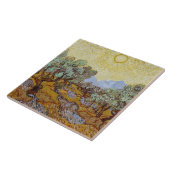 Vincent van Gogh | Olijfbomen, 1889 Tegeltje (Zijkant)
