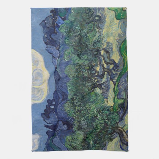 Vincent van Gogh - Olijfbomen, Alpilles Theedoek (Verticaal)