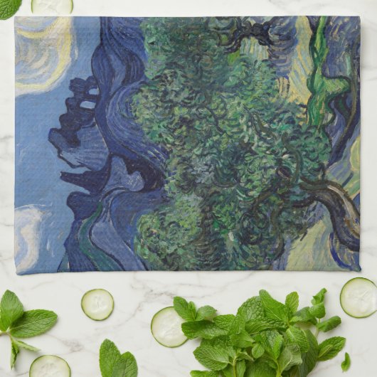 Vincent van Gogh - Olijfbomen, Alpillesgebergte Theedoek (Gevouwen)