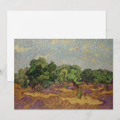 Vincent van Gogh - Olijfbomen Bedankkaart (Voorkant / Achterkant)