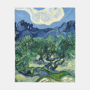 Vincent Van Gogh Olijfbomen Berglandschap Fleece Deken