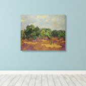 Vincent van Gogh - Olijfbomen Canvas Afdruk (Insitu (Houten vloer))