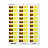 Vincent van Gogh Olijfbomen Etiket (Full Sheet)