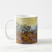 Vincent van Gogh - Olijfbomen, Gele Lucht en Zon Koffiemok (Links)