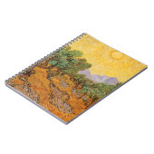 Vincent van Gogh - Olijfbomen, Gele Lucht en Zon Notitieboek (Linkerzijde)