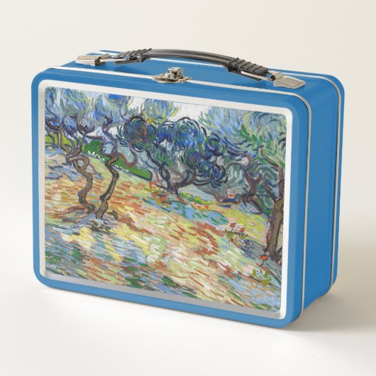 Vincent van Gogh - Olijfbomen: helderblauwe lucht (Voorkant)