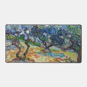 Vincent van Gogh - Olijfbomen: helderblauwe lucht Bureaumat