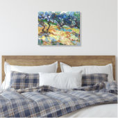 Vincent van Gogh - Olijfbomen: Helderblauwe lucht Canvas Afdruk (Insitu (Slaapkamer))