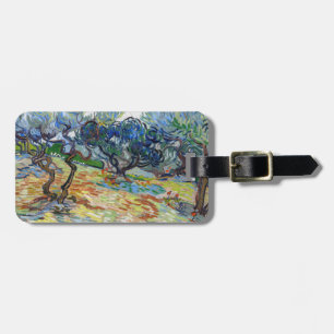 Vincent van Gogh - Olijfbomen: Heldere blauwe heme Bagagelabel