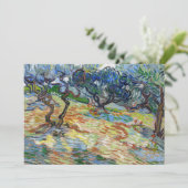 Vincent van Gogh - Olijfbomen: Heldere blauwe heme Bedankkaart (Staand voorkant)