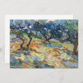 Vincent van Gogh - Olijfbomen: Heldere blauwe heme Bedankkaart (Voorkant / Achterkant)