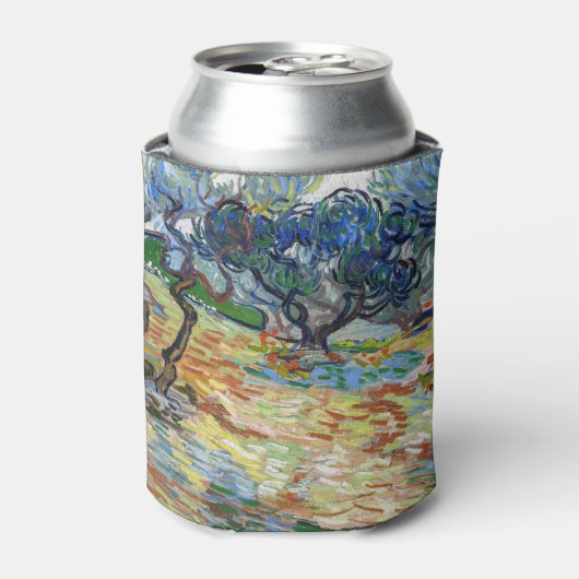 Vincent van Gogh - Olijfbomen: Heldere blauwe heme Blikjeskoeler (Blikje Voorkant)