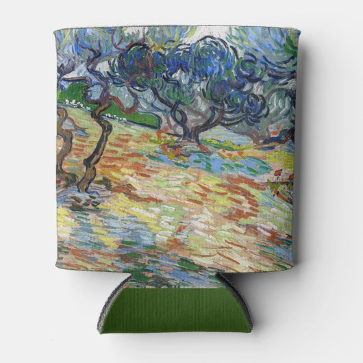 Vincent van Gogh - Olijfbomen: Heldere blauwe heme Blikjeskoeler (Voorkant)