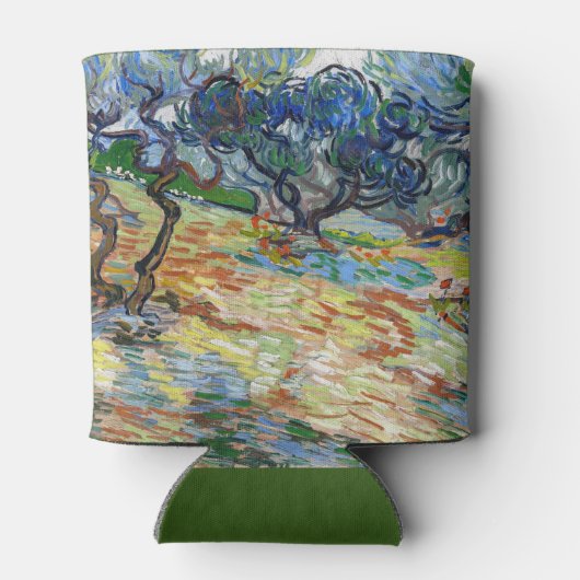Vincent van Gogh - Olijfbomen: Heldere blauwe heme Blikjeskoeler (Achterkant)