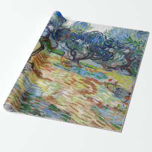 Vincent van Gogh - Olijfbomen: Heldere blauwe heme Cadeaupapier