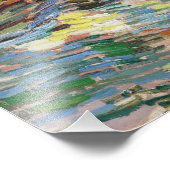 Vincent van Gogh - Olijfbomen: Heldere blauwe heme Foto Afdruk (Hoek)