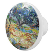 Vincent van Gogh - Olijfbomen: Heldere blauwe heme Keramische Knop (Rechts)
