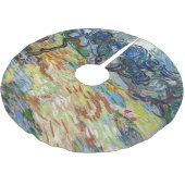 Vincent van Gogh - Olijfbomen: Heldere blauwe heme Kerstboom Rok (Gekanteld)