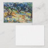 Vincent van Gogh - Olijfbomen: Heldere blauwe heme Notitiekaartje (Voorkant / Achterkant)