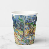 Vincent van Gogh - Olijfbomen: Heldere blauwe heme Papieren Bekers (Rechts)