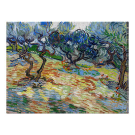 Vincent van Gogh - Olijfbomen: Heldere blauwe heme Perfect Poster