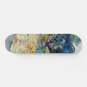 Vincent van Gogh - Olijfbomen: Heldere blauwe heme Persoonlijk Skateboard (Horizontaal)