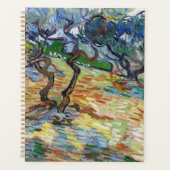 Vincent van Gogh - Olijfbomen: Heldere blauwe heme Planner (Voorkant)