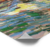 Vincent van Gogh - Olijfbomen: Heldere blauwe heme Poster (Hoek)