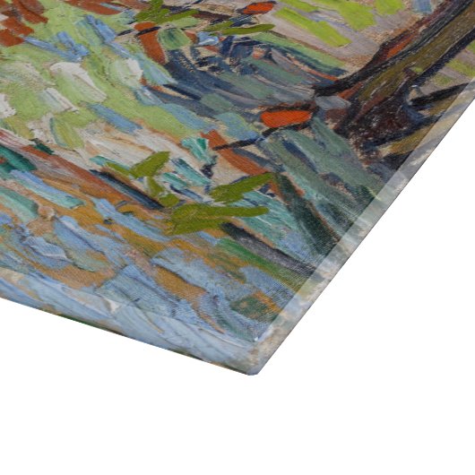 Vincent van Gogh - Olijfbomen: Heldere blauwe heme Snijplank (Hoek)