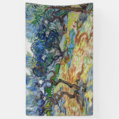 Vincent van Gogh - Olijfbomen: Heldere blauwe heme Spandoek (Verticaal)