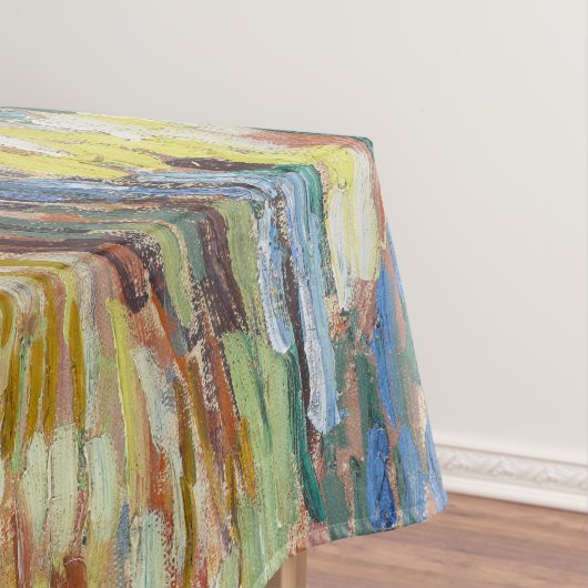 Vincent van Gogh - Olijfbomen: Heldere blauwe heme Tafelkleed (Voorbeeld)