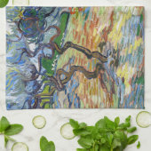 Vincent van Gogh - Olijfbomen: Heldere blauwe heme Theedoek (Gevouwen)