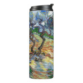 Vincent van Gogh - Olijfbomen: Heldere blauwe heme Thermosbeker (Gedraaid links)